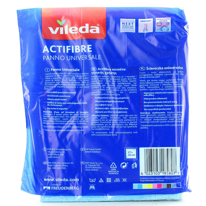 Vileda Actifibre Panno Universale 2 Pz