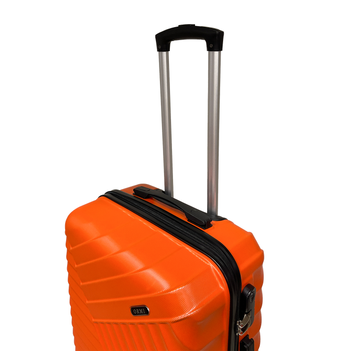 Uppsättning av Vickens: 2 styva resväskor i ABS - 55 cm handbagage och i genomsnitt 65 cm resväska