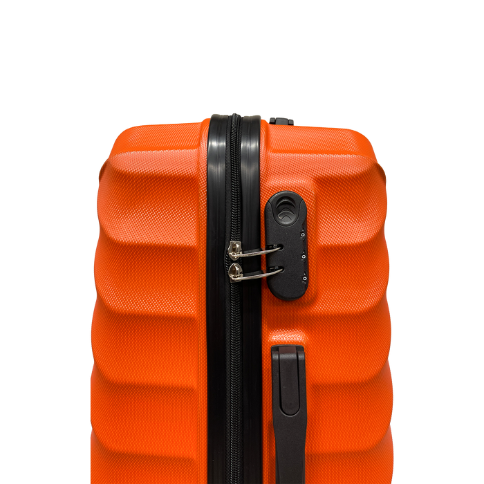 Ensemble de Vickens: 2 valises rigides en ABS - bagages à main de 55 cm et valise moyenne de 65 cm