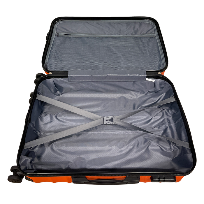 Set Vickens: 2 starre Koffer in ABS - 55 cm Handgepäck und durchschnittlicher 65 cm