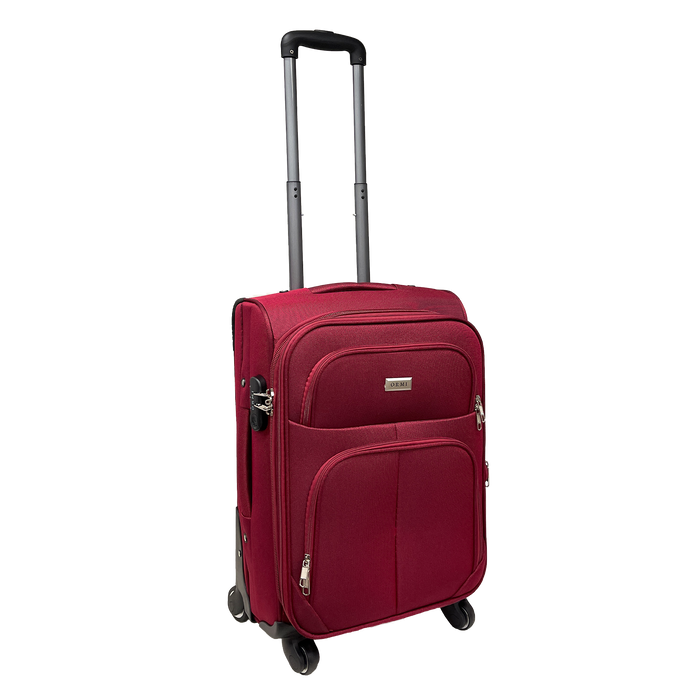 Large hand luggage semi -rigid spine expandable 55x38x22/27 cm - Shocking and resistant fabric