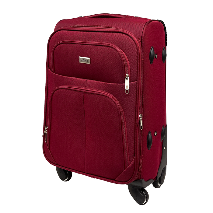 Grote handbagage semi -rigide wervelkolom uitbreidbaar 55x38x22/27 cm - schokkende en resistent stof