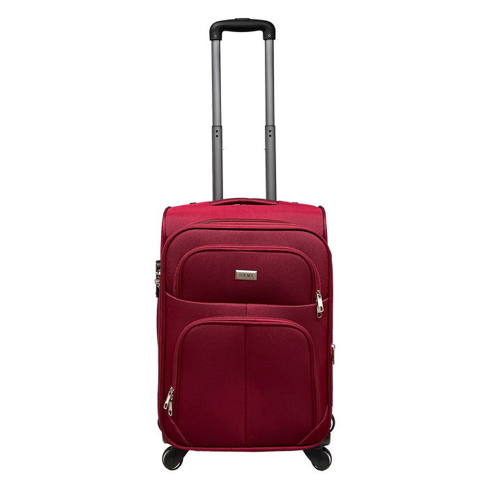 Stor handbagage semi -rigid ryggrad utbyggbar 55x38x22/27 cm - chockerande och motståndskraftigt tyg
