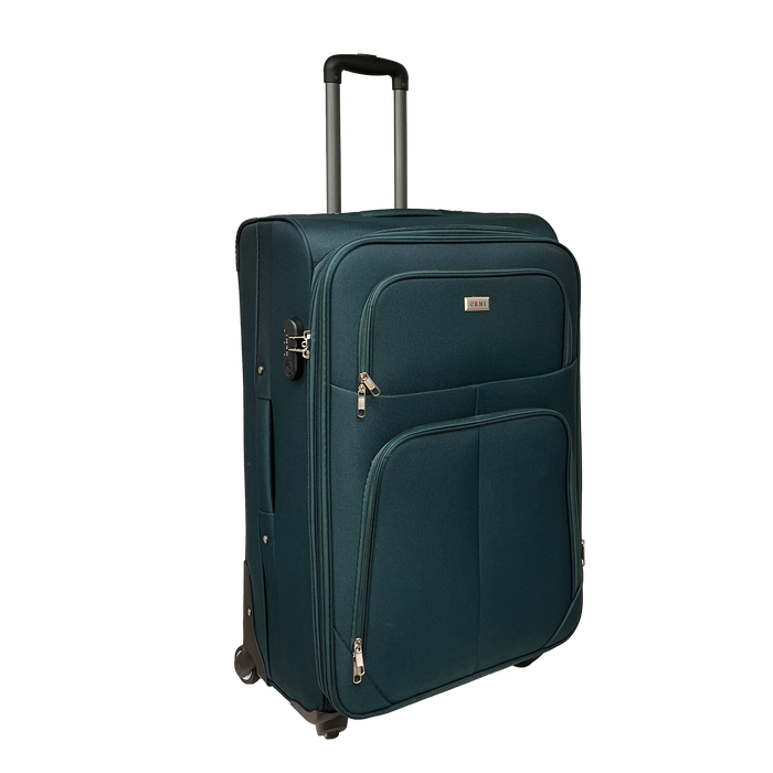 Stor resväska utbyggbar halv -rigid ihålig 75x48x30/35 cm - stötsäkert tyg och motståndskraftigt