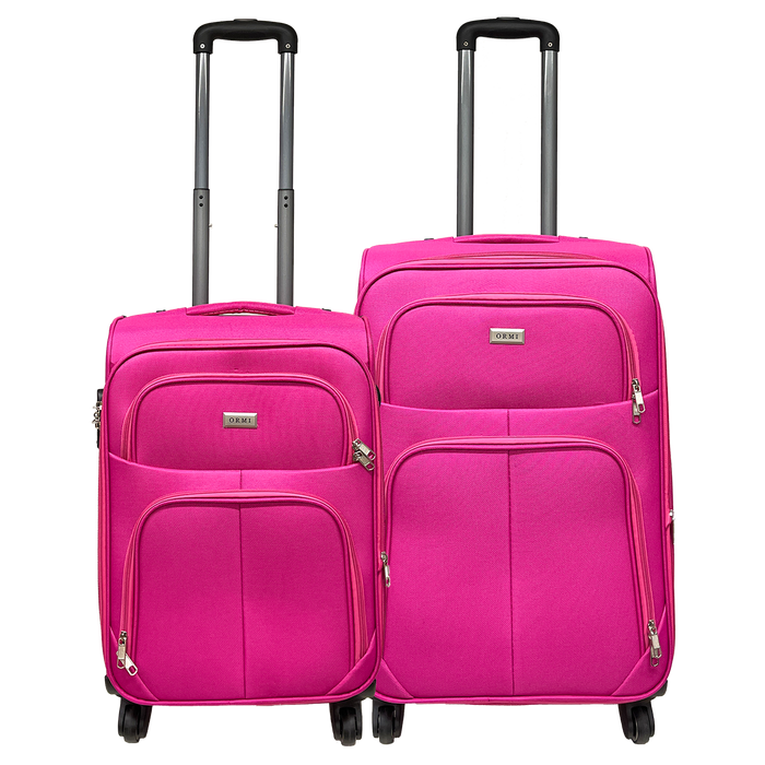 Réglage des valises semi-rigide à main extensible bagage + valise moyenne - tissu étalant et résistant