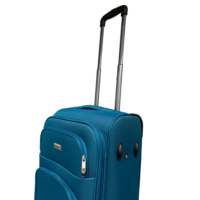 Aanklasers instellen semi -rigide uitbreidbare handbagage + middelgrote koffer - schokbestendig stof en bestand