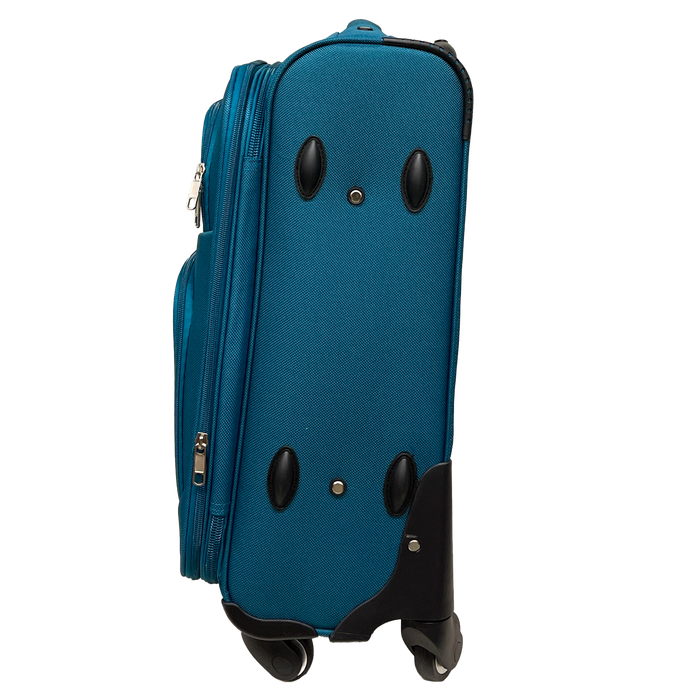Grand bagage à main - colonne vertébrale rigide de 55x38x22 / 27 cm - tissu choquant et résistant