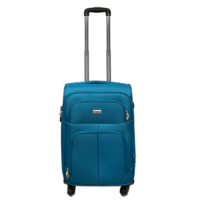 Stor handbagage semi -rigid ryggrad utbyggbar 55x38x22/27 cm - chockerande och motståndskraftigt tyg