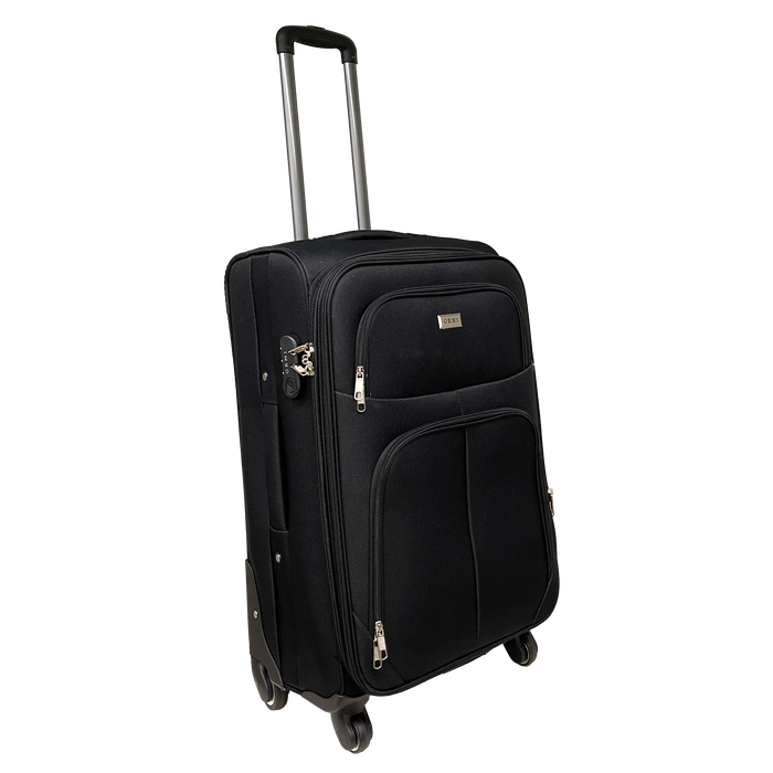 Gemiddelde koffer semi -rigide uitbreidbare personen 65x42x25/30 cm - schokbestendig stof en resistent