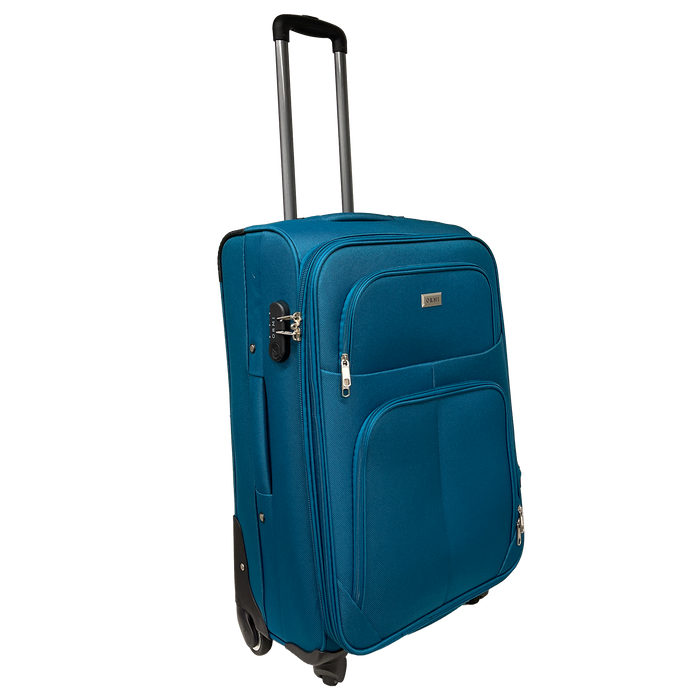 Aanklasers instellen semi -rigide uitbreidbare handbagage + middelgrote koffer - schokbestendig stof en bestand