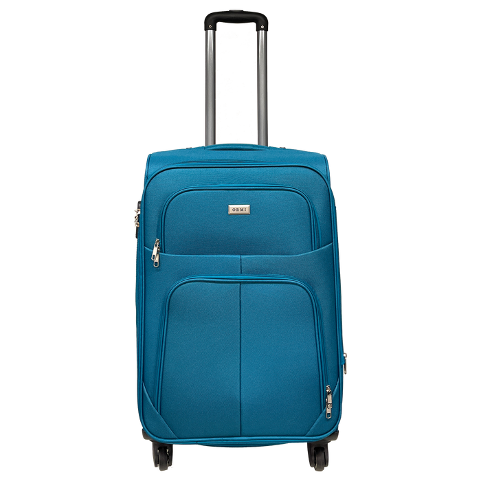 Setting Suitcases semi -rigid expandable hand luggage + medium suitcase - shockproof fabric and resistant
