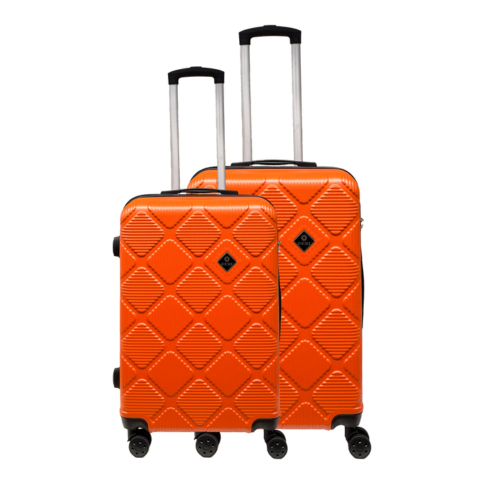 Set van koffers 2 stuks: handbagage + ultra licht rigide gemiddelde koffer in buikspieren