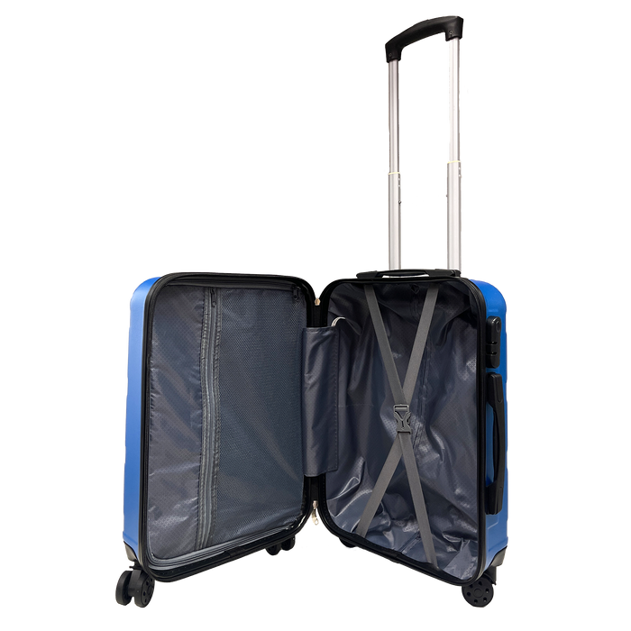Koffer -Satz 2 Teile: Handgepäck + Ultra -leichte durchschnittliche durchschnittliche Koffer in ABS