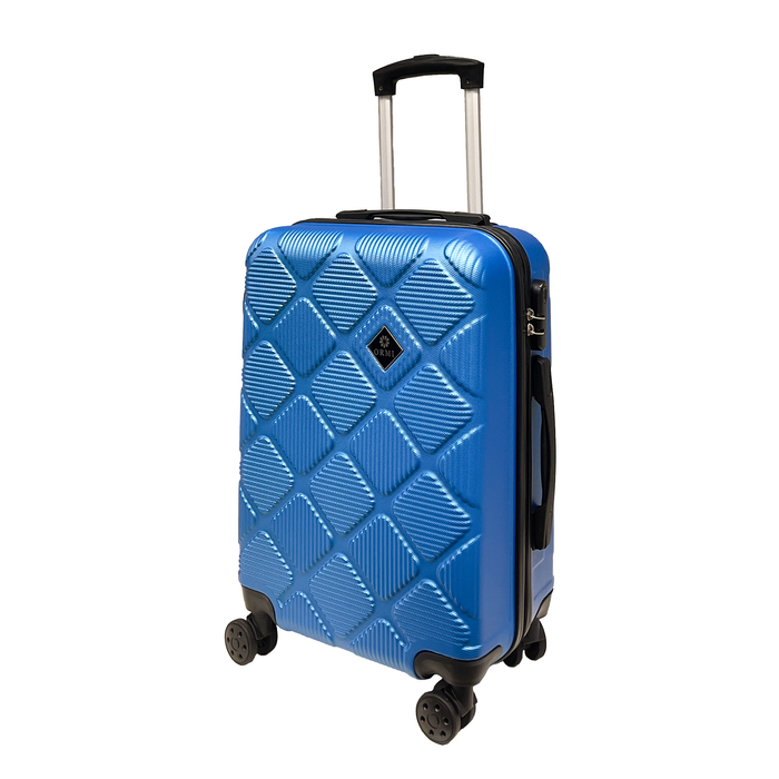 Sæt kufferter 2 stykker: håndbagage + ultra let stiv gennemsnitskuffert i mavemiddel