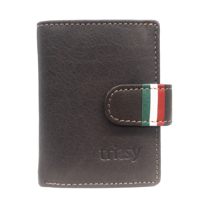 True Leather Plånbok och aluminium kreditkortshållare, som en caledonman med mäns med RFID -block