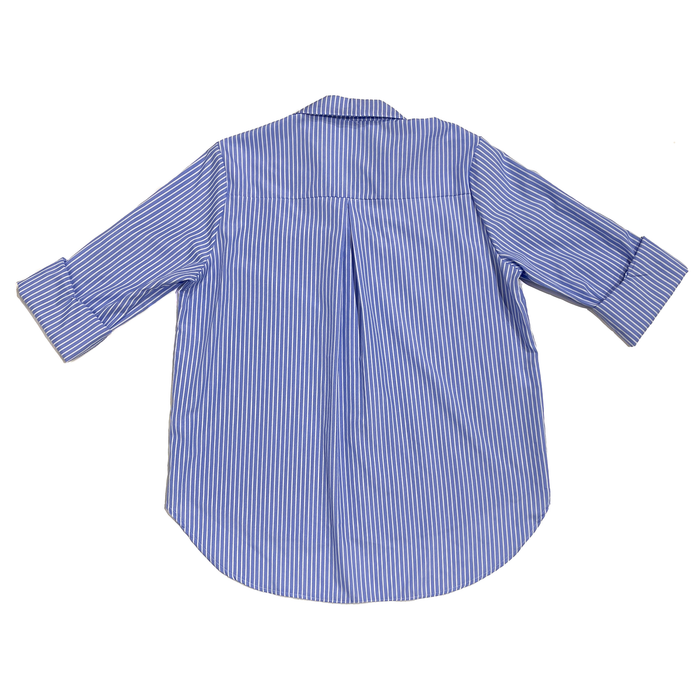 Damen Striped 'Azure Coast' Hemd - einzigartige Größe, in Italien hergestellt