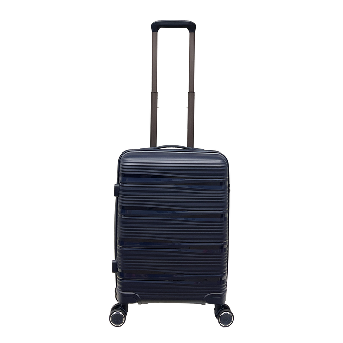 2 -kappaleinen matkalaukun aseta vilkas Voyager: käsimatkatavaroiden + keskimääräinen polypropeenimatkalaukun vastus integroidulle TSA: lle riippulukko