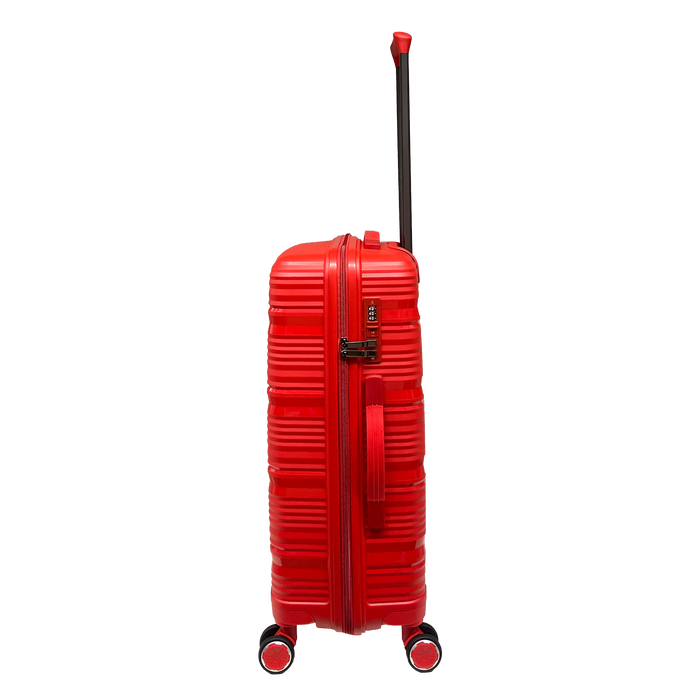 Mittelgroßer schlagfester Polypropylen-Koffer mit integriertem TSA-Schloss