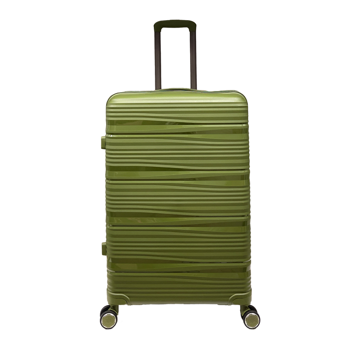 Großer stoßfester Koffer aus Polypropylen mit integriertem TSA-Schloss
