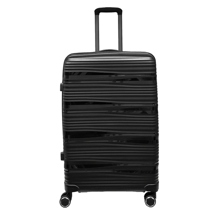 Stor kuffert i stødsikker polypropylen med integreret TSA-lås