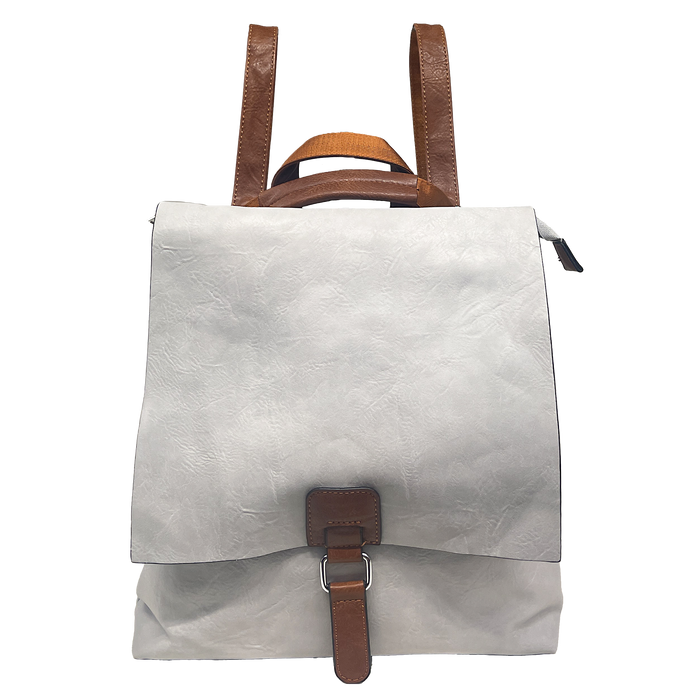 Mochila transformable 2-en-1: estilo vintage, bolsa de doble uso con correa para el hombro y mochila