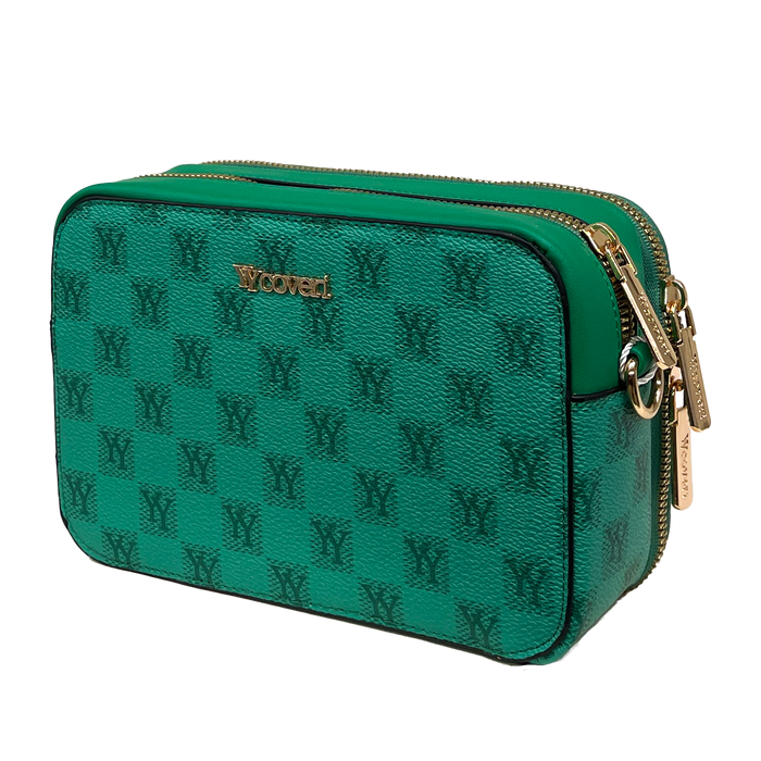 YY Coveri Designer Shoulder Bag with Iconic Pattern - Carry Elegance Everywhere