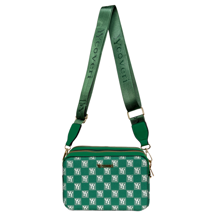 YY Coveri Designer Shoulder Bag with Iconic Pattern - Carry Elegance Everywhere