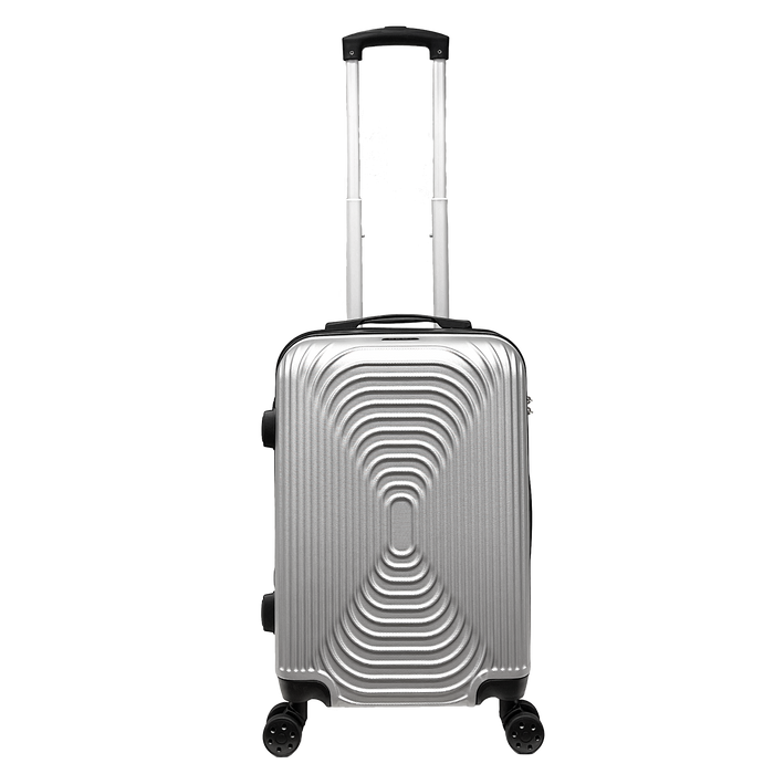 Ormi DuoLine Bagagem de Mão Grande Rígida para Viagem 55x37x22cm, Ultraleve em ABS com 4 Rodas Giratórias 360°