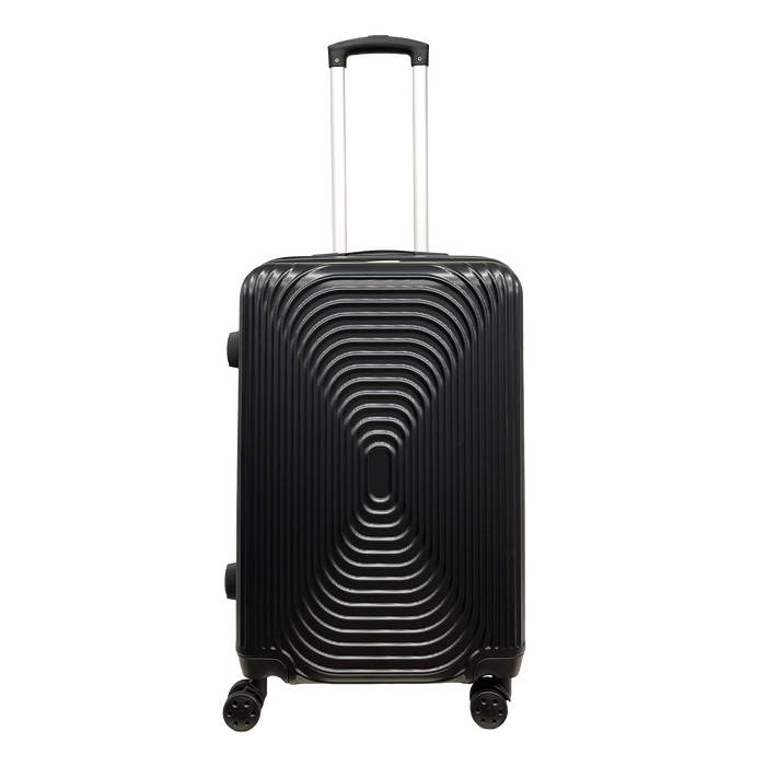 OSSO Gennemsnitlig kuffert Stiv vogn 65x45x25 cm ultra lys i ABS med 4 drejelige hjul 360 °