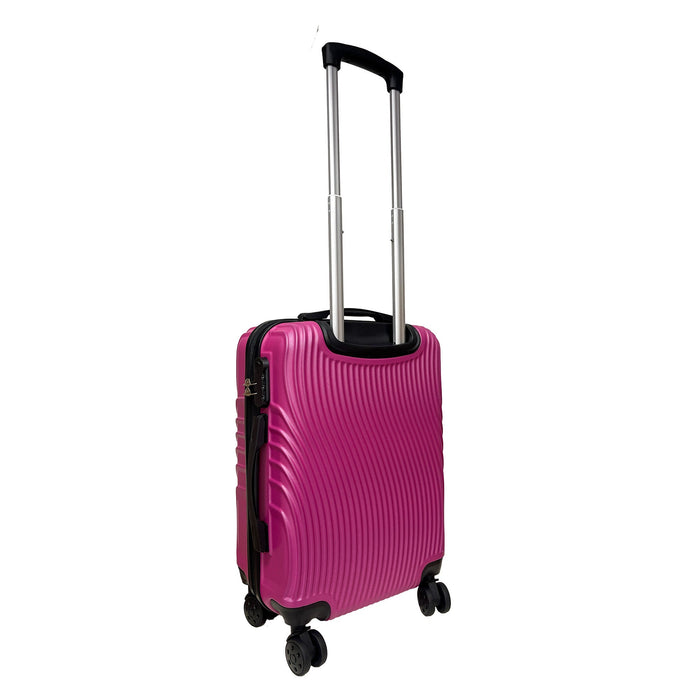 Ormi WavyLine Large Carry-On Bag 55x40x22.5 cm | Ultra Lightweight in ABS | 4 Swivel Wheels 360°