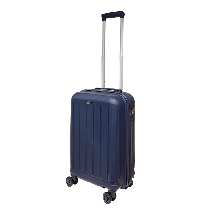 Håndbagage i blød polypropylenlys 55x35x25cm med TSA -lås
