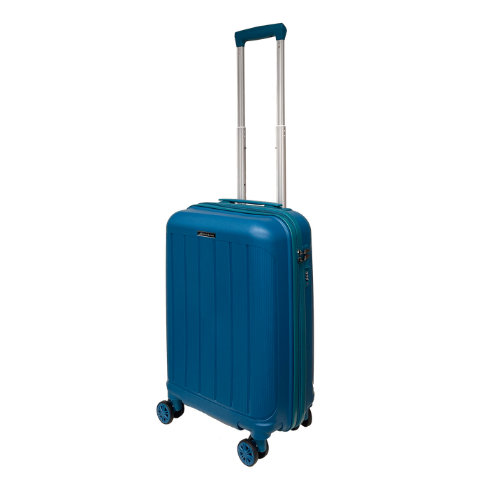 Håndbagage i blød polypropylenlys 55x35x25cm med TSA -lås