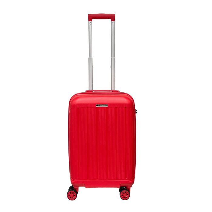 Handbagage in zacht polypropyleenlicht 55x35x25cm met TSA -slot