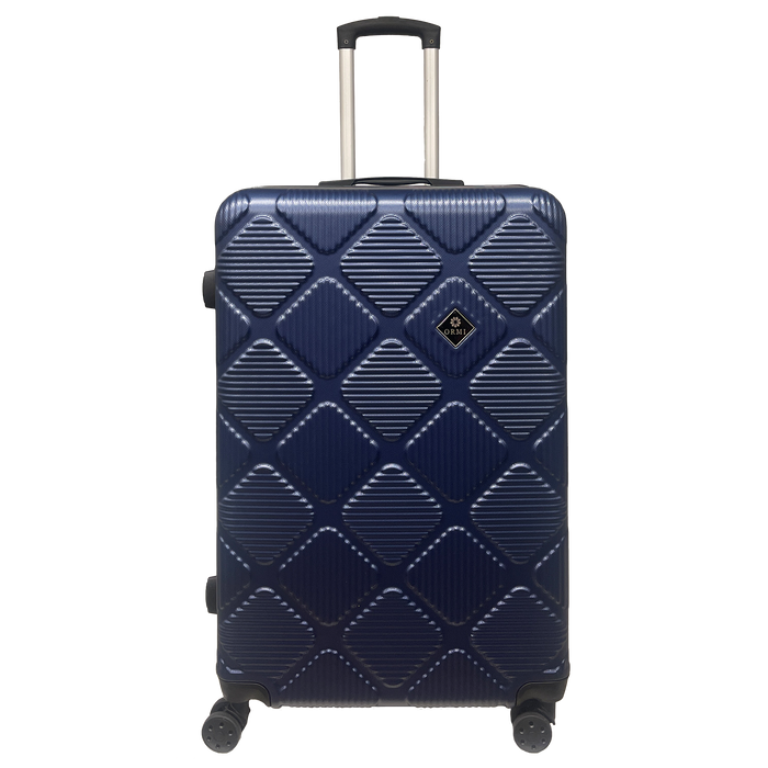 Ormi Diamond Lux: Stor kuffert 75x50x30 cm, Hård kuffert og ultra let, 8 dynamiske 360° hjul
