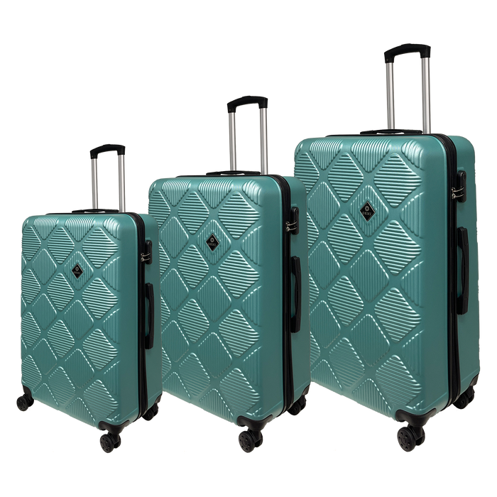 Ensemble de bagages de voyage Ormi Diamond Lux - Léger, Résistant et Élégant | Comprend 3 valises
