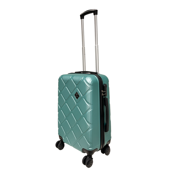 Ormi DuoLine Grote Handbagage Harde Reiskoffer 55x37x22 cm Ultralicht in ABS met 4 360° Roterende Wielen - Ingecheckte Bagage