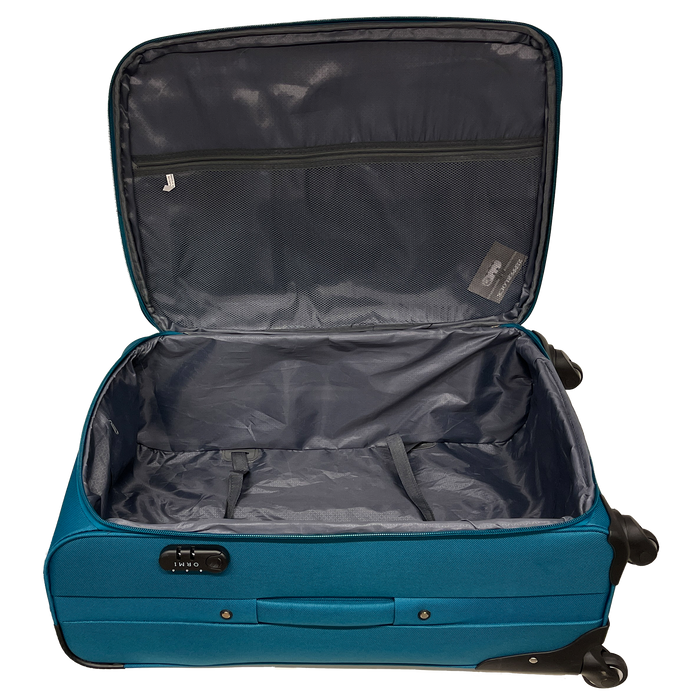 Large suitcase expandable semi -rigid hollow 75x48x30/35 cm - shockproof fabric and resistant