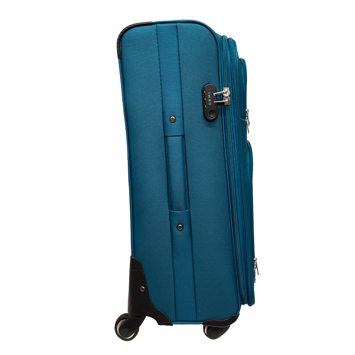 Grande valise extensible semi-rigide creux 75x48x30 / 35 cm - tissu étalant et résistant