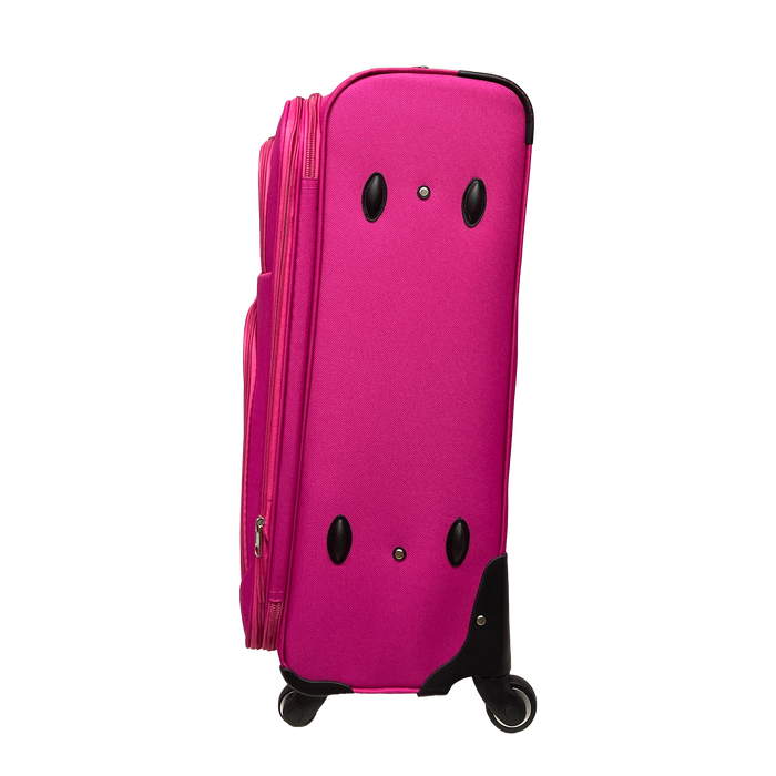 Large suitcase expandable semi -rigid hollow 75x48x30/35 cm - shockproof fabric and resistant