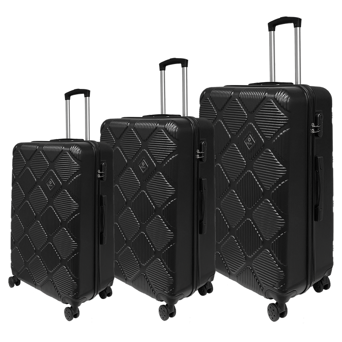 Ensemble de bagages de voyage Ormi Diamond Lux - Léger, Résistant et Élégant | Comprend 3 valises