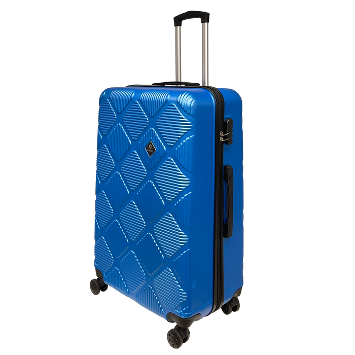 Ormi Diamond Lux: Stor resväska 75x50x30 cm, Hårt skal och ultralätt, 8 dynamiska 360° hjul