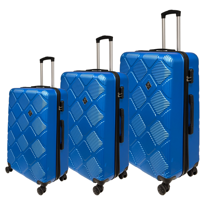 Ormi Diamond Lux - Kevyt, Kestävä ja Tyylikäs matkalaukkusetti | Sisältää 3 matkalaukkua