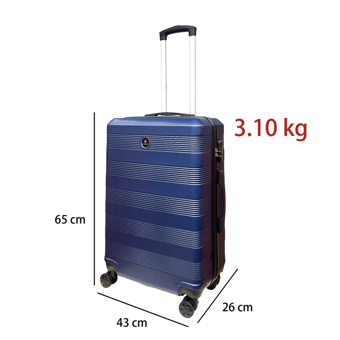 Set van 3 Vickeys Trolley Wavyline voly in de ABS Ultra Light - Small, Medium and Large ABS
