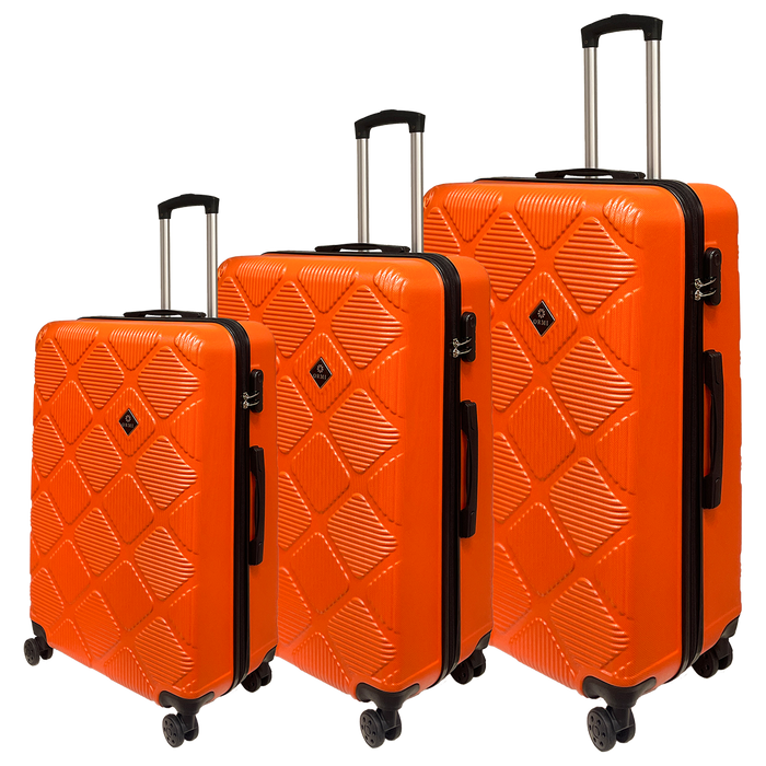 Conjunto de maletas de viaje Darms Diamond Lux- Ligero, resistente y elegante | Incluye 3 carros
