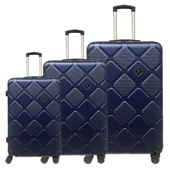 Ormi Diamond Lux - Kevyt, Kestävä ja Tyylikäs matkalaukkusetti | Sisältää 3 matkalaukkua