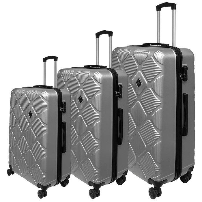 Conjunto de maletas de viaje Darms Diamond Lux- Ligero, resistente y elegante | Incluye 3 carros