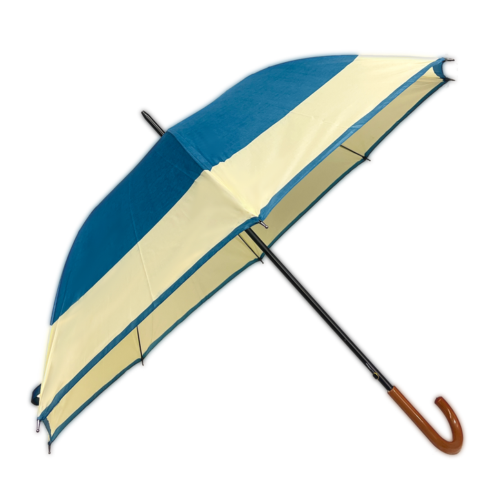 Paraguas clásicas con abertura automática: mango de madera y abertura amplia