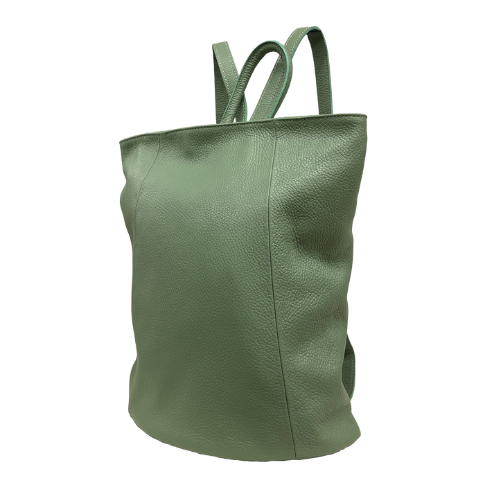 Konvertibel ryggsäck i lyxläder - mångsidig och premiumfinish
