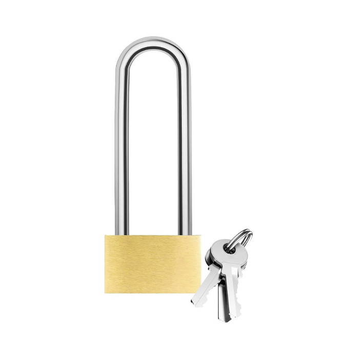 20 mm long padlock with 2 keys - security for suitcase, luggage, travel bag and backpacks